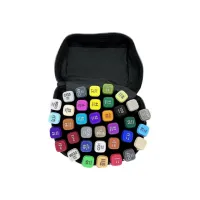 Набір маркерів Touch двосторонніх скетч маркерів 36 шт в чохлі + блокнот А5 (40 арк) в асортименті для дівчаток (XK-MRK-GRL) - Зображення 3