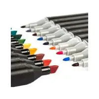 Набір маркерів Touch двосторонніх скетч маркерів 36 шт в чохлі + блокнот А5 (40 арк) в асортименті для дівчаток (XK-MRK-GRL) - Зображення 5