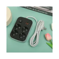 Мережевий фільтр живлення XoKo XK-SP-4-2-1-BK - 2