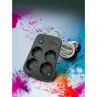 Мережевий фільтр живлення XoKo XK-SP-4-2-1-BK - 4