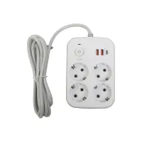 Мережевий фільтр живлення XoKo XK-SP-4-2-1-WH - 1