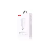 Зарядний пристрій XO CE13 PD65W GaN (2Type-C/1USB) White (XO-CE13-WH) - 3