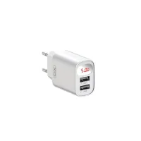 Зарядний пристрій XO L95 (2USB/2.4A) + USB - Lightning White (XO-L95-L) - 4