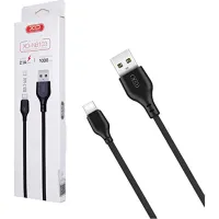 Дата кабель USB 2.0 AM to USB-C 1.0m 2.1A black XO (XO-NB-103-TC-1-BK) - 2
