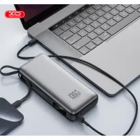 Батарея універсальна XO 20000mAh 130W, PD, QC (XO-PR268_grey) - 6