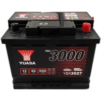 Акумулятор автомобільний Yuasa 12V 62Ah SMF Battery (YBX3027) - 2