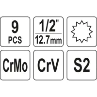 Набір біт Yato YT-10663 - 4