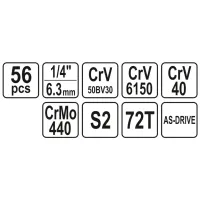 Набір інструментів Yato YT-14501 - 5