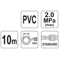 Пневматичний шланг Yato YT-24224 - 3