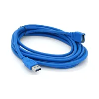 Дата кабель USB 3.0 AM/AF 3.0m blue Voltronic (YT-3.0AM\AF-3.0BL) - 1