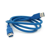 Дата кабель USB 3.0 AM/AM 1.0m Blue Voltronic (YT-3.0AM+AM-1.0) - 1