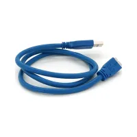 Дата кабель USB 3.0 AM to Micro B 0.8m black Voltronic (YT-3.0AM\Micro-B-0.8B) - 1