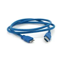 Дата кабель USB 3.0 AM to Micro B 1.0m blue Voltronic (YT-3.0AM\Micro-B-1.0BL) - 1