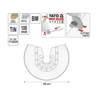Полотно Yato для реноватора (YT-34711) - 2