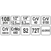 Набор инструментов Yato YT-38791 - Изображение 5