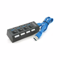 Концентратор Voltronic USB 3.0 to 4xUSB with switches (YT-3H4S/1TB) - Image 4