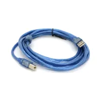 Кабель для принтера USB 2.0 AM/BM 3.0m ferrite blue Ritar (YT-AM/BM-3.0TBL) - 1