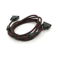 Кабель мультимедійний DVI M to DVI M 3.0m 24+1pin black/red Merlion (YT-DVI(M)/(M)NY/RD-3.0m) - Зображення 2