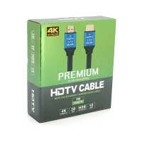 Кабель мультимедійний HDMI M to HDMI M 5.0m V2.0 4Kx2K black Merlion (YT-HDMI(M)/(M)4KV2.0-5.0m/19119) - 2