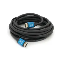 Кабель мультимедійний HDMI M to HDMI M 5.0m V2.0 4Kx2K black Merlion (YT-HDMI(M)/(M)4KV2.0-5.0m/19119) - 1