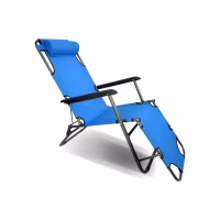 Крісло складане Voltronic 1780х600х800мм, Blue (YT36096) - Image 1