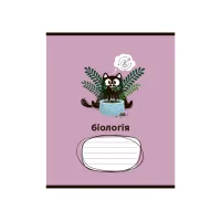 Зошит ZiBi набір учнівських CRAZY CAT 48 аркушів клітинка 10 штук, 8 предметів (ZB.1703-99) - 5