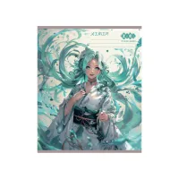 Зошит ZiBi набір учнівських ANIME 48 аркушів клітинка 10 штук, 8 предметів (ZB.1704-99) - 6