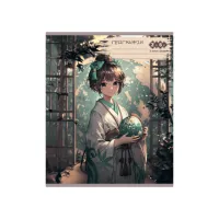 Зошит ZiBi набір учнівських ANIME 48 аркушів клітинка 10 штук, 8 предметів (ZB.1704-99) - 7