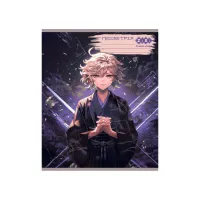 Зошит ZiBi набір учнівських ANIME 48 аркушів клітинка 10 штук, 8 предметів (ZB.1704-99) - 9