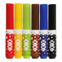 Фломастеры ZiBi BABY Line SUPER JUMBO SUPERWASHABLE 6 цветов (ZB.2816) - Изображение 2