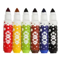 Фломастеры ZiBi BABY Line SUPER JUMBO SUPERWASHABLE 6 цветов (ZB.2816) - Изображение 3