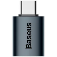Перехідник OTG USB 3.1 AF to USB-C blue Baseus (ZJJQ000003) - 2