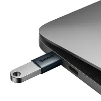 Перехідник OTG USB 3.1 AF to USB-C blue Baseus (ZJJQ000003) - 6