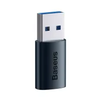 Перехідник USB 3.1 M to USB-C F blue Baseus (ZJJQ000103) - Зображення 2