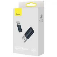 Перехідник USB 3.1 M to USB-C F blue Baseus (ZJJQ000103) - Зображення 6