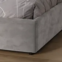 Ліжко м'яке MyBed Nela 160х200 Сіра з підйомним механізмом - Зображення 9