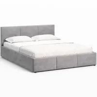 Ліжко м'яке MyBed Nela 160х200 Сіра з підйомним механізмом - Зображення 1
