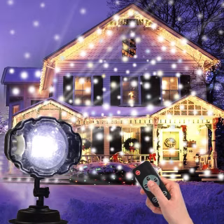 Светодиодный лазерный проектор XL-809, Snow белый