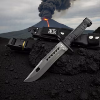 Нож охотничий US NAVY Black