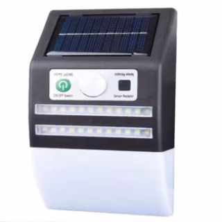 Настенный фонарь c солнечной панелью, датчик  движения PL454 (YX-652)