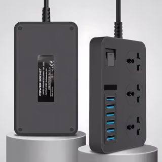 Удлинитель с USB-портами и розетками, CP02, 2м 9922