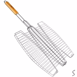 Решетка-гриль для рыбы/сулугуни в лаваше/колбасок/сосисок 65*40*36см MH-0089