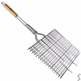 Решетка-гриль плоская большая 66*45*26см MH-0164