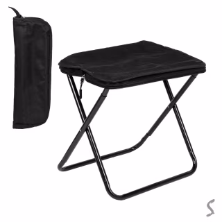 Стул "Рыбацкий" M 32.5*26*32см (собирается в чехол) MH-5555B-M Чёрный