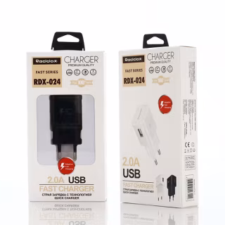 Сетевое зарядное устройство REDDAX RDX-024 15W (USB), Black