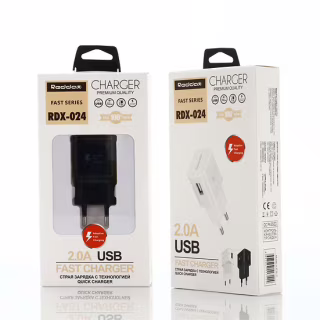 Сетевое зарядное устройство REDDAX RDX-024 15W (USB), White
