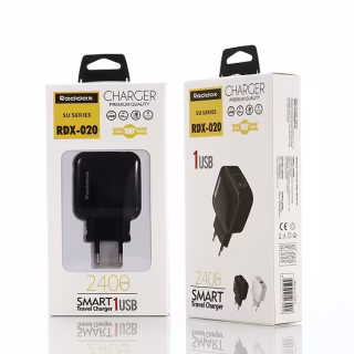 Сетевое зарядное устройство REDDAX RDX-020 12W (USB), Black