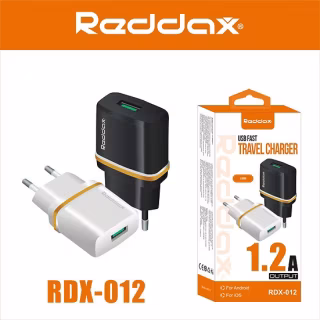Сетевое зарядное устройство REDDAX RDX-012 6W (USB), White