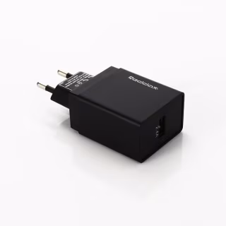 Мережевий зарядний пристрій REDDAX RDX-027 (12W, 2.4 A, USB), Black
