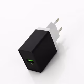 Сетевое зарядное устройство REDDAX RDX-027 (12W, 2.4A, USB) + кабель MicroUSB, White/Gray